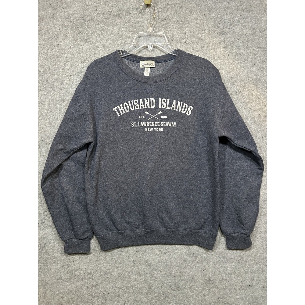 NICE St. Lawrence River Thousand Islands New York Sweatshirt Artisans  Adult S